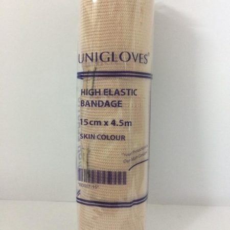 Unigloves High Elastic Bandage 15cmx4.5m 12s