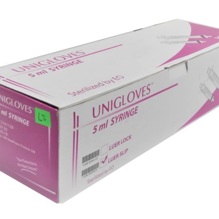 Unigloves Disposable Syringe 5ml Ls 100s