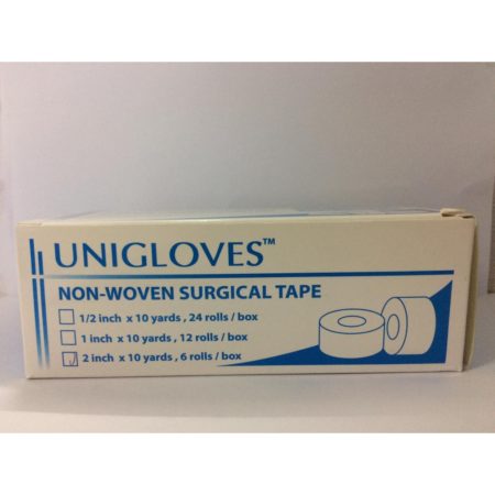 Unigloves Surgical Tape (non Woven) 2inch X10yards With Dispenser 6s