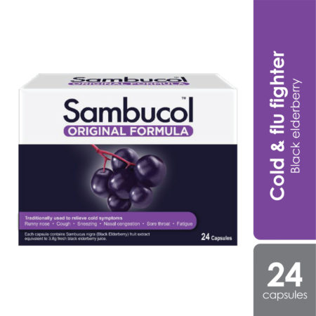 Sambucol Original Capsules 24s | Relieve Cough & Flu