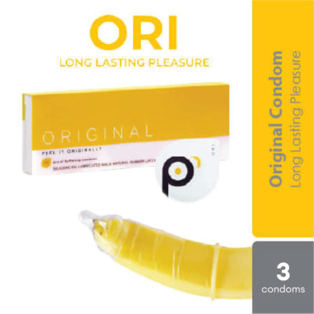 P'sang Original Extralube Condom 3s | Long Lasting Condom