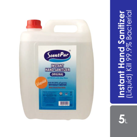 Scentpur Instant Hand Sanitizer Liquid Solution 5L | Refill Pack