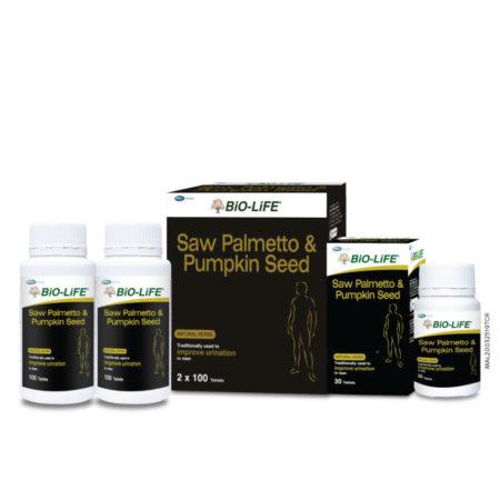 Bio-life Saw Palmetto 2x100s W/zinc 30s (exp: 1/2025)