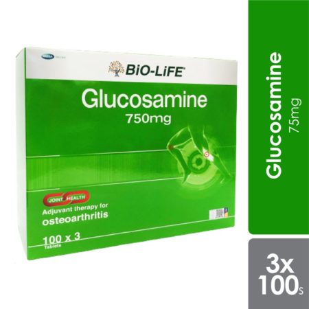 Bio-life Glucosamine 750mg 3x100s (exp: 12/2024)