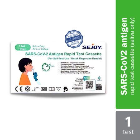 Sejoy RTK Covid-19 Antigen Rapid Test Kit 1s | Saliva (Exp: 03/2025)