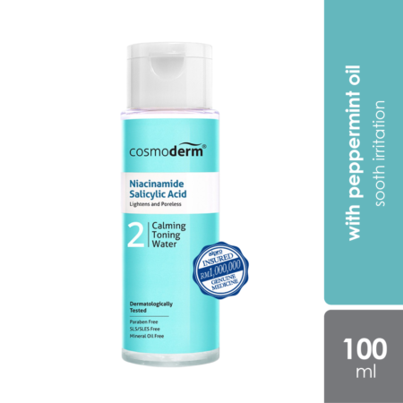 Cosmoderm Niacinamide Calming Toning Water 100ml | Sooth Irritation