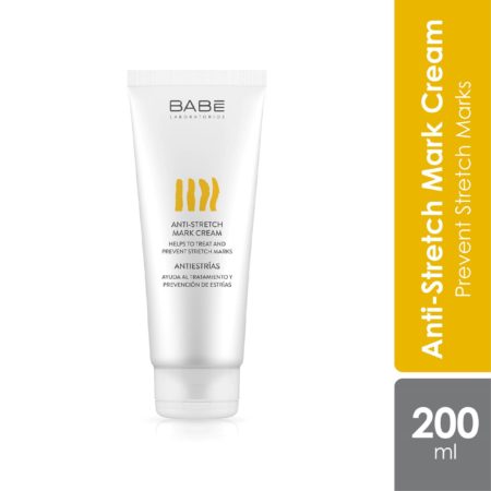 Babe Laboratorios Anti-Stretch Mark Cream 200ml | Treat & Prevent Stretch Mark