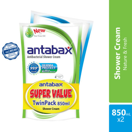 Antabax Shower Cream Nature & Fresh 850ml 2s