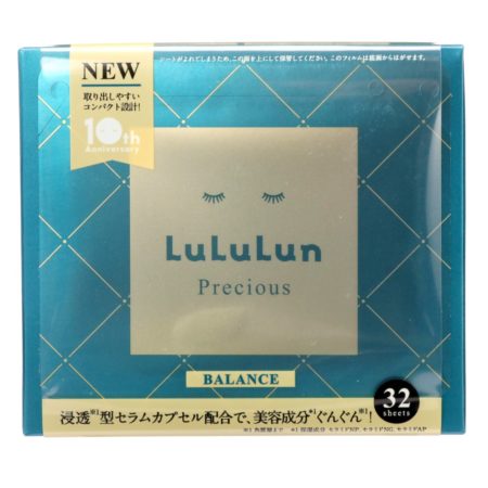 Lululun Precious Balance Rich Toner Facial Mask 32s