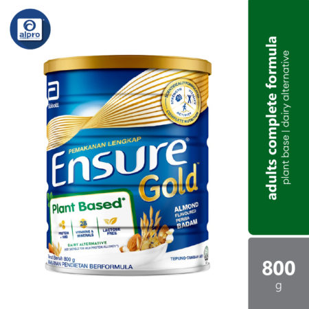 Abbott Ensure Gold Almond (plant Based) 800g | Complete And Balanced Nutrition