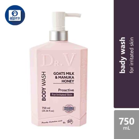 Dr. V Goats Milk & Manuka Honey Proactive Body Wash 750ml