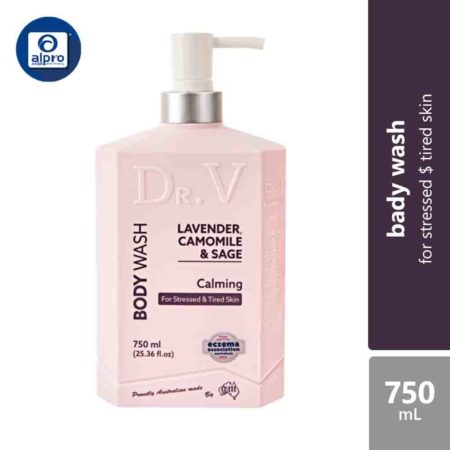 Dr. V Lavender, Camomile & Sage Calming Body Wash 750ml