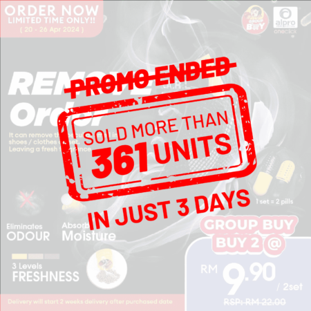 [Group Buy. Delivery Starts 7/5/24] Sneaker Deadorant Freshener Pill Shoes (2 Pills/Pack)