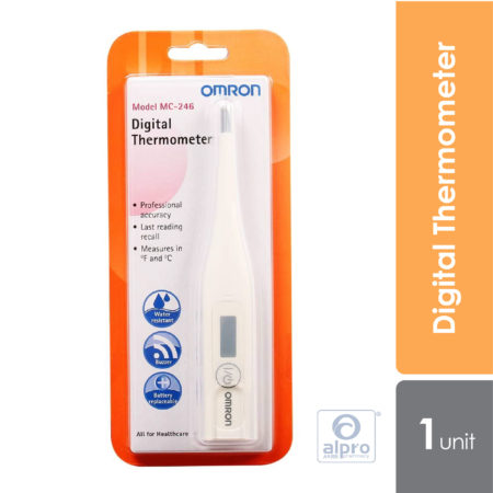 Omron Digital Thermometer MC-246 | For Oral, Axillary & Rectum