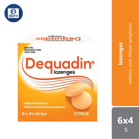 Dequadin Lozenges Box 6x4s| Relieves Sore Throat Symptoms