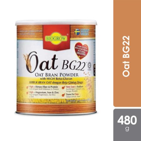 Biogrow Oat Bg22 480g | Lowering Cholesterol Level