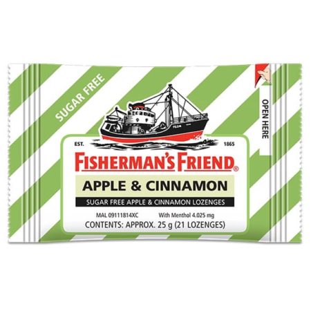 Fishermans Friend Sugar Free Apple &cinnamon Lozenges 24x25g