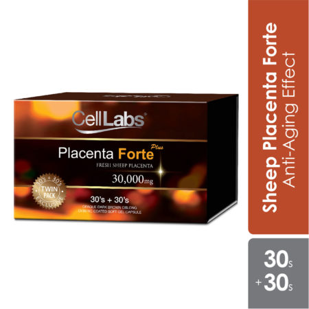 Celllabs Placenta Forte Plus 2x30s | Anti-Aging Benefits