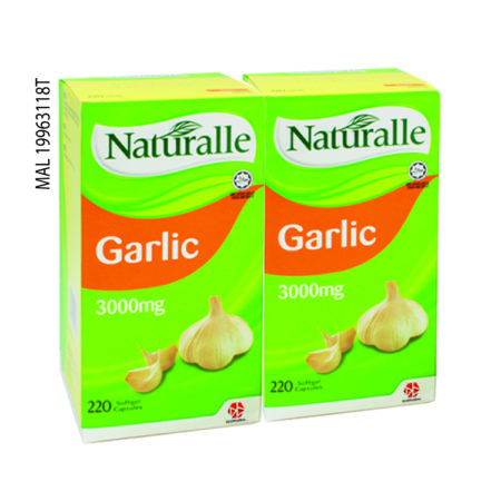 Naturalle Garlic 3000mg 2x220s | Improves Body Defense System