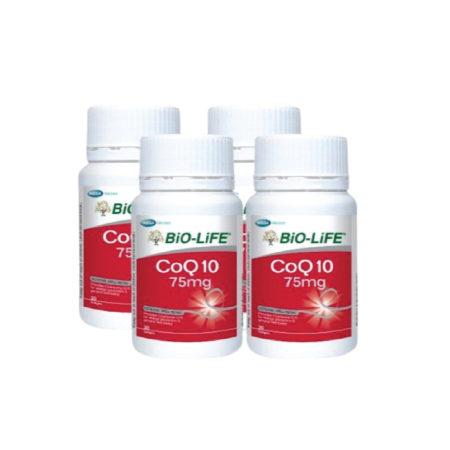 Bio-life Coq 10 75mg 4x30s | Energy Production & High Antioxidant