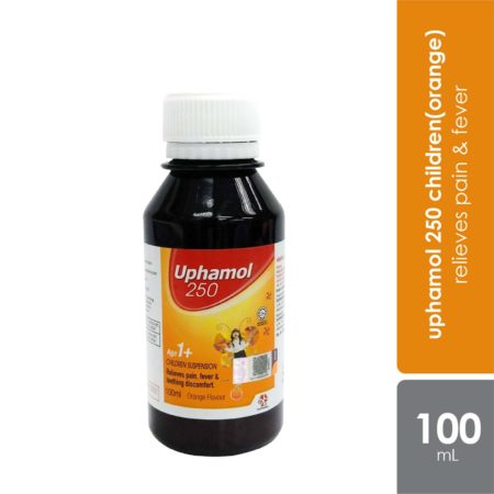 Uphamol Children Suspension (orange) 250mg 100ml