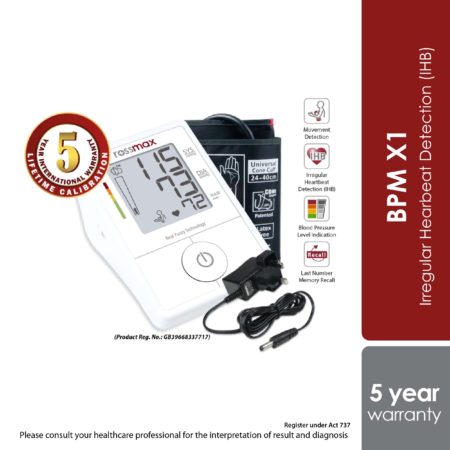 Rossmax X1 Blood Pressure Monitor | Free Adapter