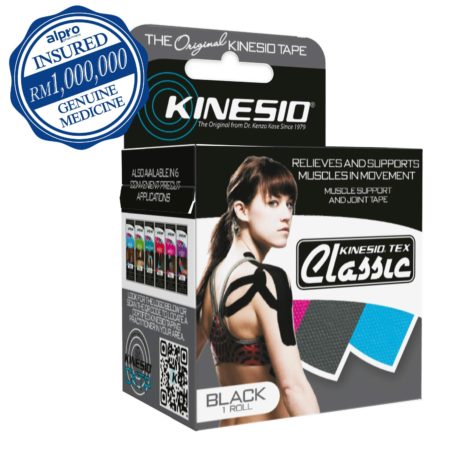 Kinesio Tex Classic Black 5cmx4m