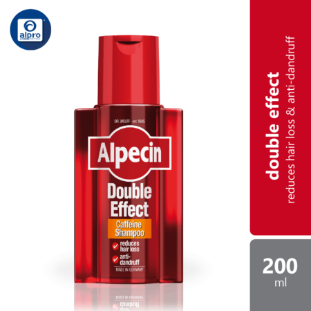 Alpecin Double Effect Shampoo 200ml | Reduces Hair Loss And Anti- Dandruff