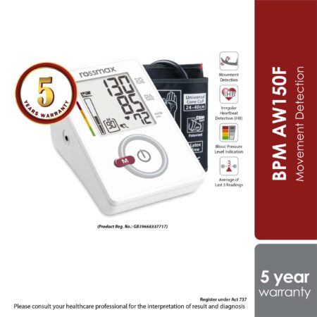 Rossmax AW150F Blood Pressure Monitor | 5 Years Warranty