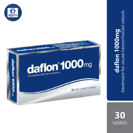 Daflon 1000mg 3x10s | Treatment for Acute Hemorrhoidal Attack Symptoms