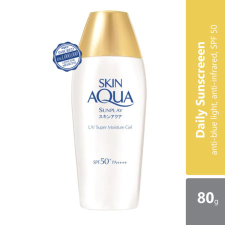 Sunplay UV Super Moisture Gel SPF50 80g | Anti-Aging Peptide Carnosine