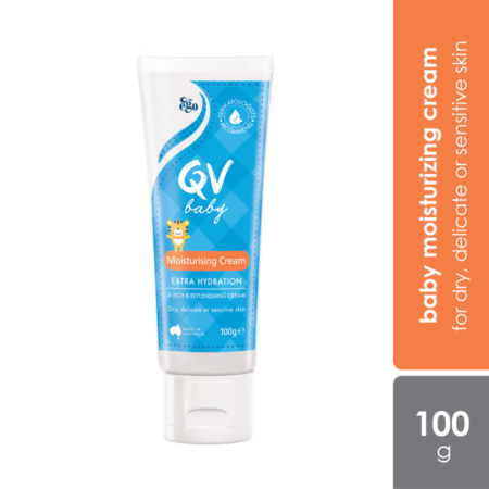 Ego Qv Baby Moiturizing Cream 100g | For Dry, Delicate Or Sensitive Skin