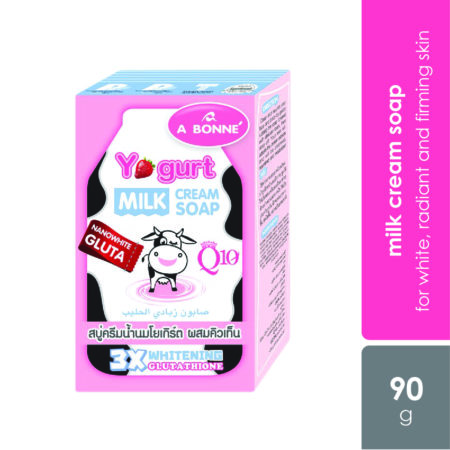 A Bonne Yogurt Milk Cream Soap 90g | For White, Radiant & Firming Skin