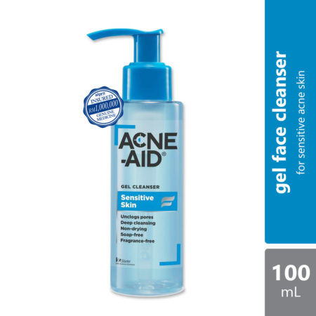 Acne-Aid Sensitive Gel Cleanser 100ml | Deep Pore Cleansing