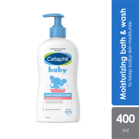 Cetaphil Baby Moisturizing Bath & Wash 400ml | Gentle and Moisturizing