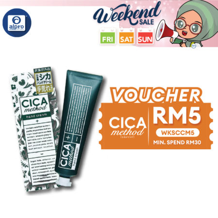 Sugi Cica Method Hand Cream 30g | For Dry & Dehydrated Skin Problem