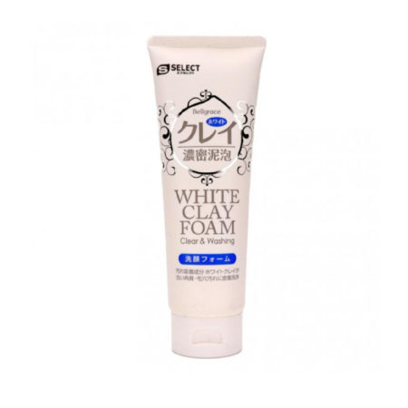 Sugi S Select White Clay Facial Foam 160g | Removes Dead Skin Cells & Dirt In Pores