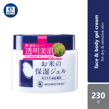 Momotani White Moisture Gel Cream 230g | face & body moisturiser