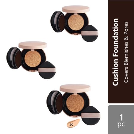 Cezanne Cushion Foundation (00/10/20) | Covers Blemishes, Pores & Uneven Coloration