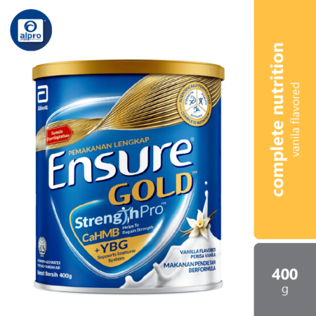 Abbott Ensure Gold Vanilla Ybg (yeast Beta Glucan) 400g | Complete And Balanced Nutrition