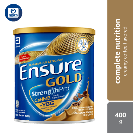 Abbott Ensure Gold Coffee Ybg (yeast Beta Glucan) 400g | Complete And Balanced Nutrition