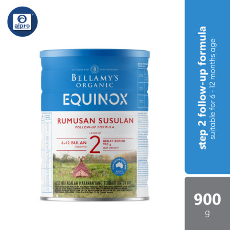 Bellamy's Organic Step 2 Equinox Follow-On Formula 900g | Suitable for Infant Age 6-12 Months