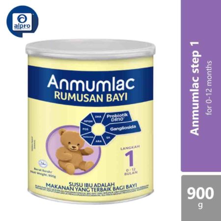 Anmumlac Step 1 Infant Milk Formula Tin 900g | For 0-12 Months