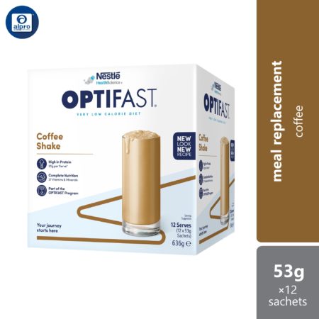 Nestle Optifast Coffee Shake 53g ×12s | Safe & Effective Weight Lost