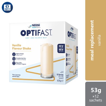 Optifast Vanilla Milk Shake 53g ×12s | Safe & Effective Weight Lost