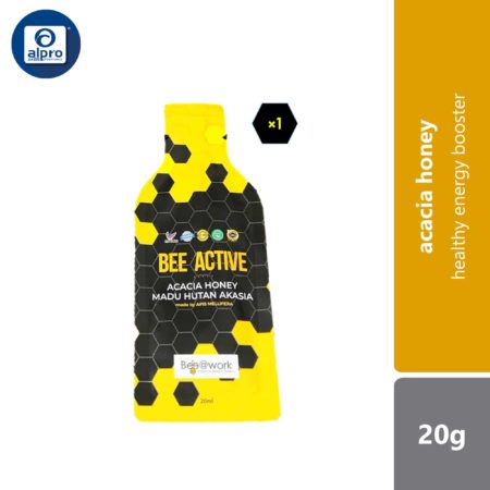 Beeactive Madu Akasia Premium In Sachet 20g | Healthy Energy Booster