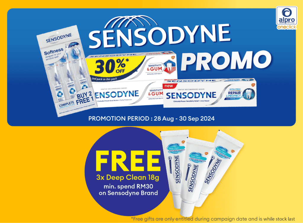 Sensodyne Deep Clean Toothbrush Soft 3s