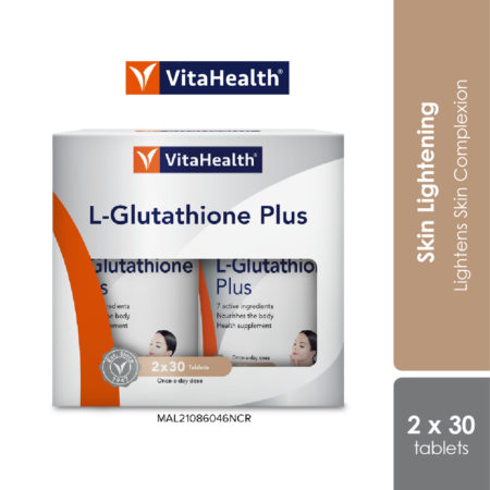 Vitahealth L-glutathione Plus 2x30s | Skin Brightening