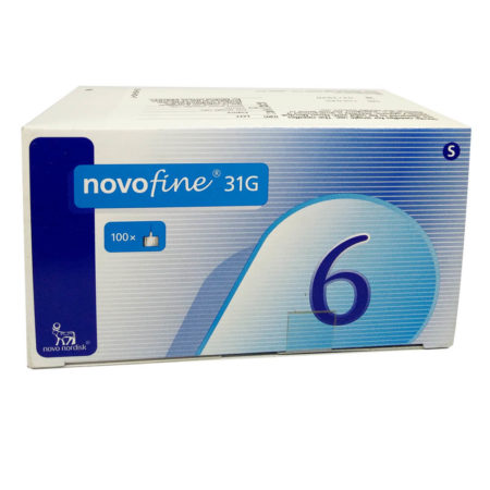 Novofine 31g 0.25x6mm 100s