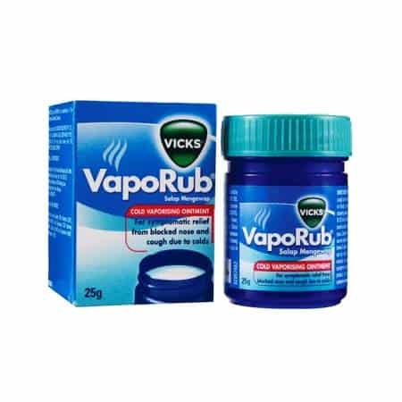 Vicks Vaporub 25g | Relieve Cough and Soothe Sore Muscles